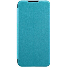 Xiaomi Mi A3用手帳型 レザーケース スタンド カバー Xiaomi ブルー