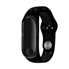 Xiaomi Mi Band 3用高級 バンド シリコーン Xiaomi ブラック