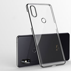 Xiaomi Mi Mix 3用極薄ソフトケース シリコンケース 耐衝撃 全面保護 クリア透明 H01 Xiaomi ブラック