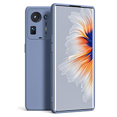 Xiaomi Mi Mix 4 5G用360度 フルカバー極薄ソフトケース シリコンケース 耐衝撃 全面保護 バンパー YK5 Xiaomi ラベンダーグレー