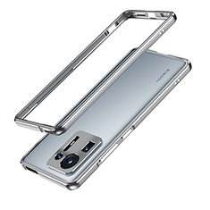 Xiaomi Mi Mix 4 5G用ケース 高級感 手触り良い アルミメタル 製の金属製 バンパー カバー Xiaomi グレー