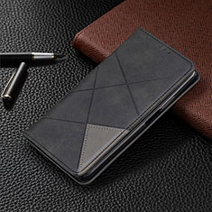 Xiaomi Mi Note 10 Lite用手帳型 レザーケース スタンド カバー Xiaomi ブラック