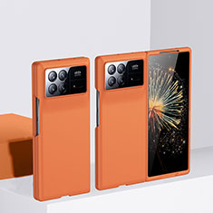 Xiaomi Mix Fold 3 5G用ハードケース プラスチック 質感もマット 前面と背面 360度 フルカバー BH1 Xiaomi オレンジ