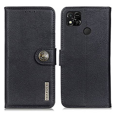 Xiaomi POCO C3用手帳型 レザーケース スタンド カバー K02Z Xiaomi ブラック