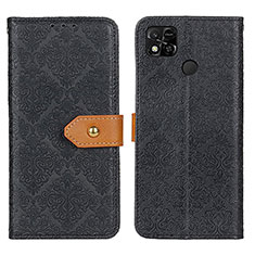 Xiaomi POCO C3用手帳型 レザーケース スタンド カバー K05Z Xiaomi ブラック