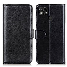 Xiaomi POCO C3用手帳型 レザーケース スタンド カバー M07L Xiaomi ブラック