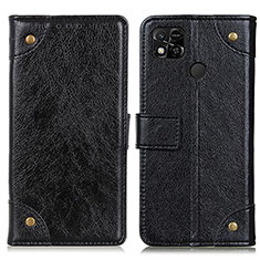 Xiaomi POCO C3用手帳型 レザーケース スタンド カバー K06Z Xiaomi ブラック