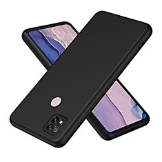 Xiaomi POCO C31用360度 フルカバー極薄ソフトケース シリコンケース 耐衝撃 全面保護 バンパー H01P Xiaomi ブラック