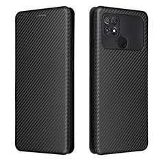 Xiaomi Poco C40用手帳型 レザーケース スタンド カバー L06Z Xiaomi ブラック