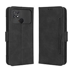 Xiaomi Poco C40用手帳型 レザーケース スタンド カバー BY3 Xiaomi ブラック