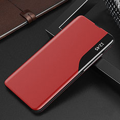Xiaomi Poco C50用手帳型 レザーケース スタンド カバー Q03H Xiaomi レッド