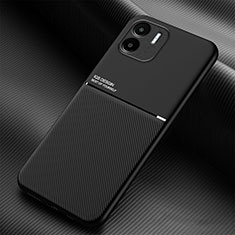 Xiaomi Poco C50用極薄ソフトケース シリコンケース 耐衝撃 全面保護 マグネット式 バンパー Xiaomi ブラック