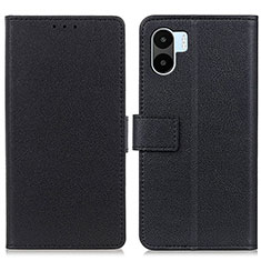 Xiaomi Poco C51用手帳型 レザーケース スタンド カバー M08L Xiaomi ブラック