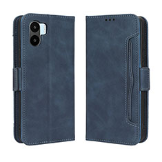 Xiaomi Poco C51用手帳型 レザーケース スタンド カバー BY3 Xiaomi ネイビー