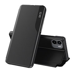 Xiaomi Poco C51用手帳型 レザーケース スタンド カバー Q02H Xiaomi ブラック