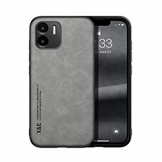 Xiaomi Poco C51用ケース 高級感 手触り良いレザー柄 DY1 Xiaomi グレー