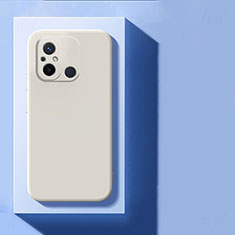 Xiaomi Poco C55用360度 フルカバー極薄ソフトケース シリコンケース 耐衝撃 全面保護 バンパー YK2 Xiaomi ホワイト