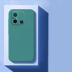 Xiaomi Poco C55用360度 フルカバー極薄ソフトケース シリコンケース 耐衝撃 全面保護 バンパー YK2 Xiaomi グリーン