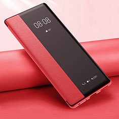 Xiaomi Poco C55用手帳型 レザーケース スタンド カバー L01 Xiaomi レッド