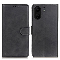 Xiaomi Poco C65用手帳型 レザーケース スタンド カバー A05D Xiaomi ブラック