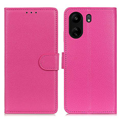 Xiaomi Poco C65用手帳型 レザーケース スタンド カバー A03D Xiaomi ローズレッド