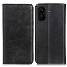 Xiaomi Poco C65用手帳型 レザーケース スタンド カバー A02D Xiaomi ブラック