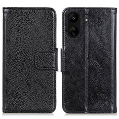 Xiaomi Poco C65用手帳型 レザーケース スタンド カバー N05P Xiaomi ブラック