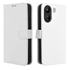 Xiaomi Poco C65用手帳型 レザーケース スタンド カバー BY1 Xiaomi ホワイト