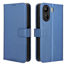 Xiaomi Poco C65用手帳型 レザーケース スタンド カバー BY1 Xiaomi ネイビー