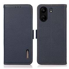 Xiaomi Poco C65用手帳型 レザーケース スタンド カバー B03H Xiaomi ネイビー