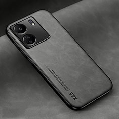 Xiaomi Poco C65用ケース 高級感 手触り良いレザー柄 DY1 Xiaomi グレー