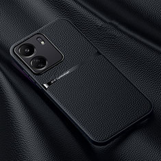 Xiaomi Poco C65用ケース 高級感 手触り良いレザー柄 S04 Xiaomi ブラック