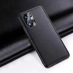 Xiaomi Poco F3 5G用ケース 高級感 手触り良いレザー柄 QK3 Xiaomi ブラック