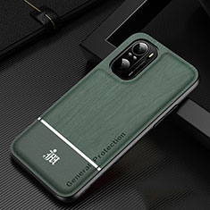 Xiaomi Poco F3 5G用極薄ソフトケース シリコンケース 耐衝撃 全面保護 JM1 Xiaomi グリーン