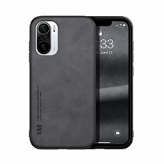 Xiaomi Poco F3 5G用ケース 高級感 手触り良いレザー柄 DY1 Xiaomi ブラック