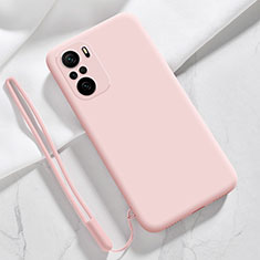 Xiaomi Poco F3 5G用360度 フルカバー極薄ソフトケース シリコンケース 耐衝撃 全面保護 バンパー YK6 Xiaomi ローズゴールド