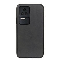 Xiaomi Poco F4 5G用ケース 高級感 手触り良いレザー柄 B08H Xiaomi ブラック