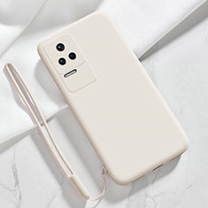 Xiaomi Poco F4 5G用360度 フルカバー極薄ソフトケース シリコンケース 耐衝撃 全面保護 バンパー YK4 Xiaomi ホワイト