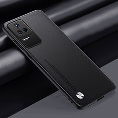 Xiaomi Poco F4 5G用ケース 高級感 手触り良いレザー柄 S01 Xiaomi ブラック