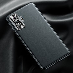 Xiaomi Poco F4 GT 5G用ケース 高級感 手触り良いレザー柄 QK1 Xiaomi ブラック