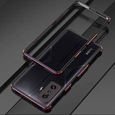 Xiaomi Poco F4 GT 5G用ケース 高級感 手触り良い アルミメタル 製の金属製 バンパー カバー Xiaomi レッド・ブラック