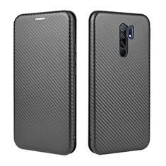 Xiaomi Poco M2用手帳型 レザーケース スタンド カバー L06Z Xiaomi ブラック