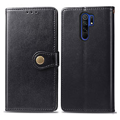 Xiaomi Poco M2用手帳型 レザーケース スタンド カバー S05D Xiaomi ブラック