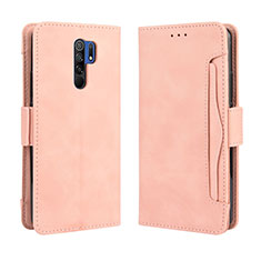 Xiaomi Poco M2用手帳型 レザーケース スタンド カバー BY3 Xiaomi ピンク