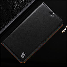 Xiaomi Poco M2 Pro用手帳型 レザーケース スタンド カバー H21P Xiaomi ブラック