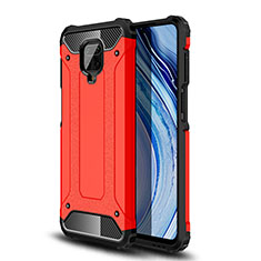 Xiaomi Poco M2 Pro用ハイブリットバンパーケース プラスチック 兼シリコーン カバー WL1 Xiaomi レッド