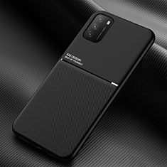 Xiaomi Poco M3用極薄ソフトケース シリコンケース 耐衝撃 全面保護 マグネット式 バンパー Xiaomi ブラック