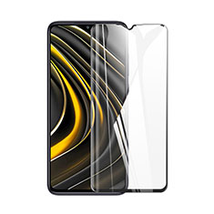 Xiaomi Poco M3用強化ガラス フル液晶保護フィルム Xiaomi ブラック