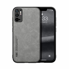 Xiaomi POCO M3 Pro 5G用ケース 高級感 手触り良いレザー柄 DY1 Xiaomi グレー