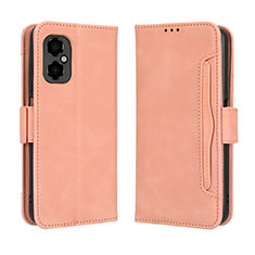 Xiaomi Poco M4 5G用手帳型 レザーケース スタンド カバー BY3 Xiaomi ピンク